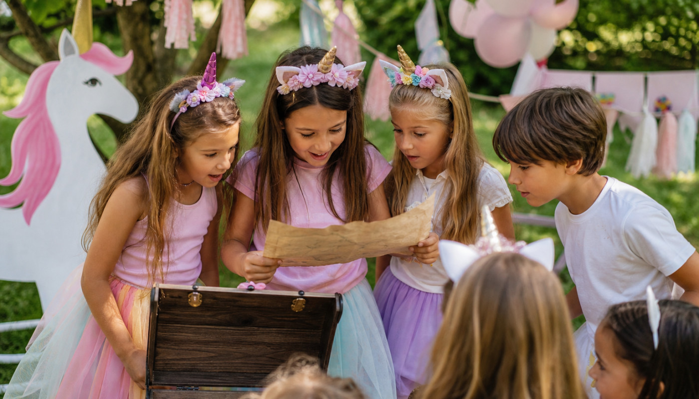 Comment organiser une chasse au trésor à thème licorne pour enfants ?