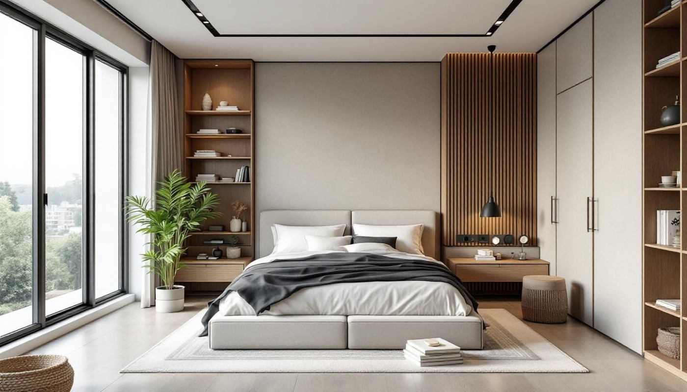 Maximiser l'espace dans une petite chambre à coucher